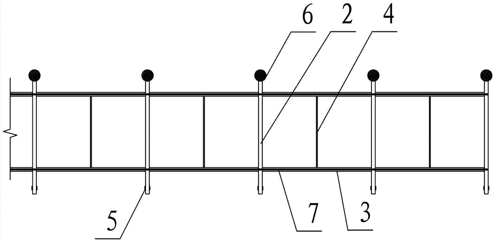 Device for realizing operation of mobile tower crane on structural floor and construction method