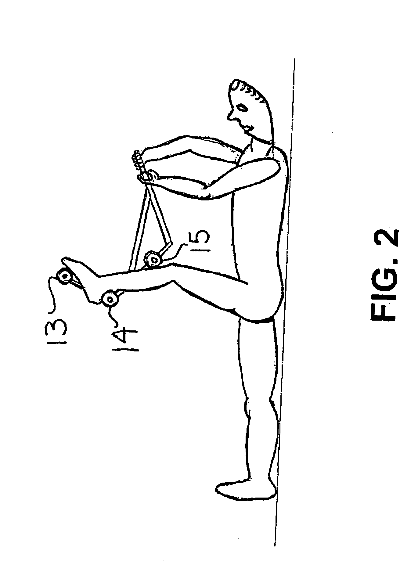 Apparatus for stretching hamstrings