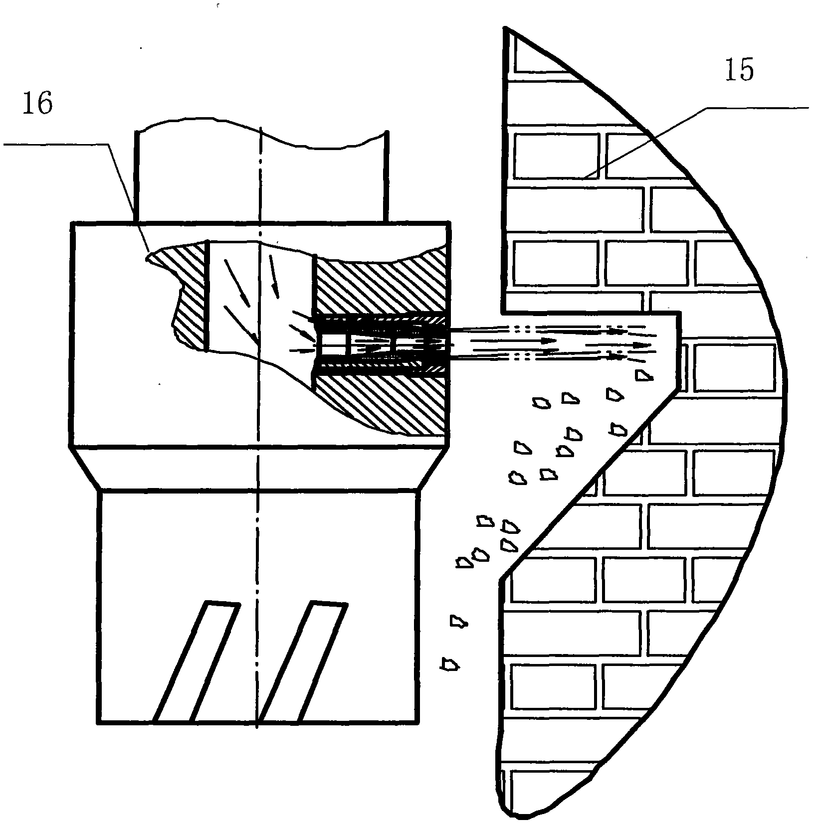 Compound cave making method of open hole of coalbed gas well