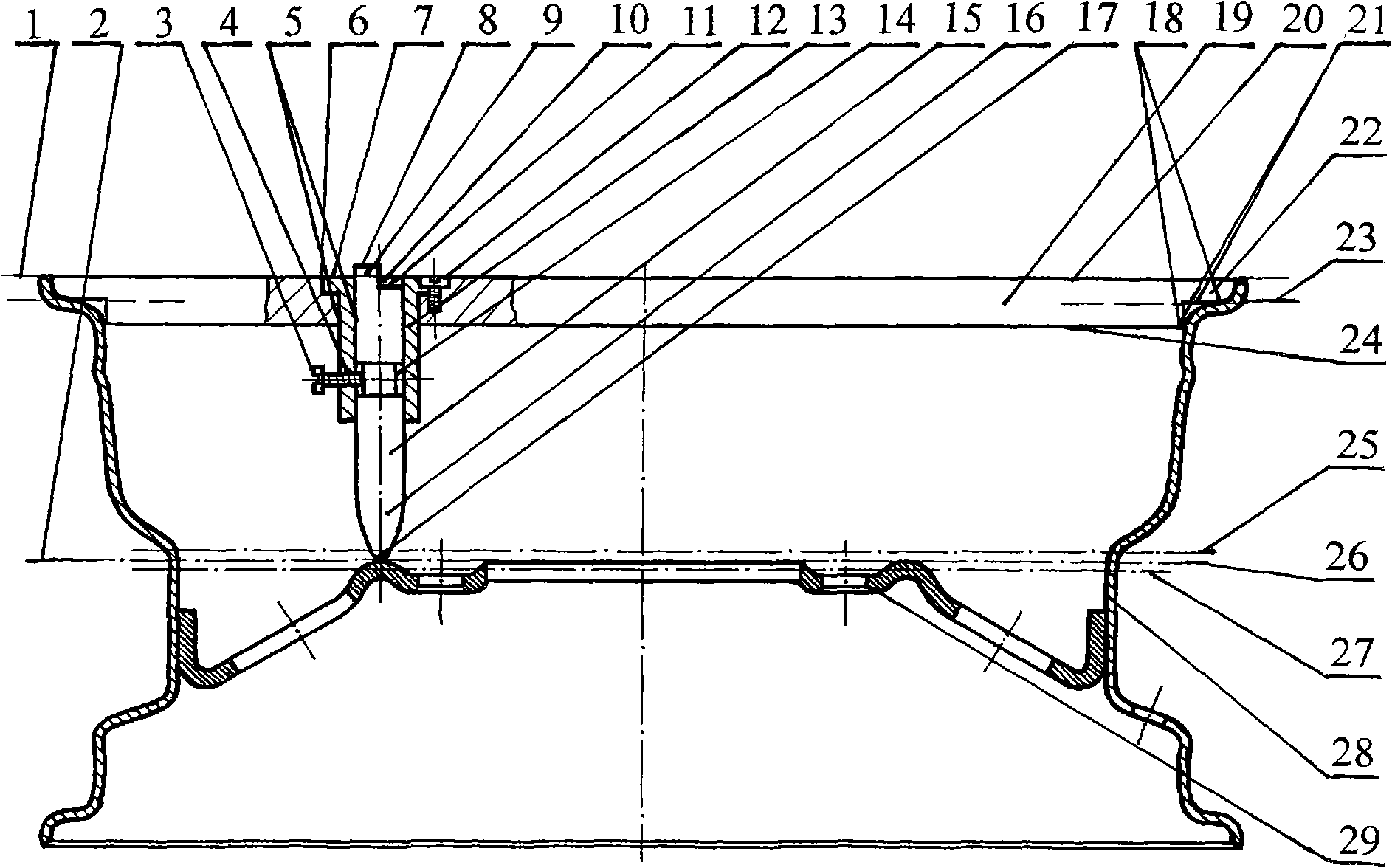 Steel ring deflection distance detection course and instrument construction