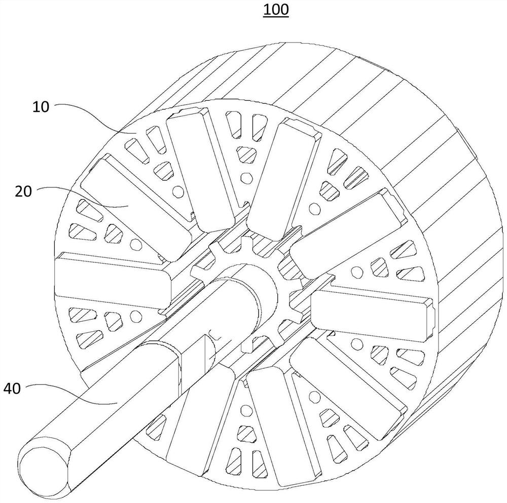 Rotor and motor