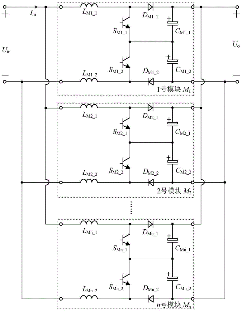 Three-level DC converter apparatus and electric energy conversion method employing same