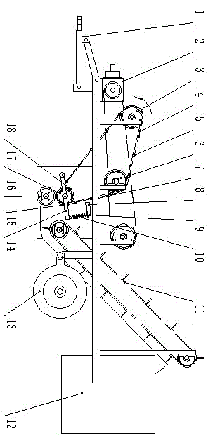 Straw plucking harvester