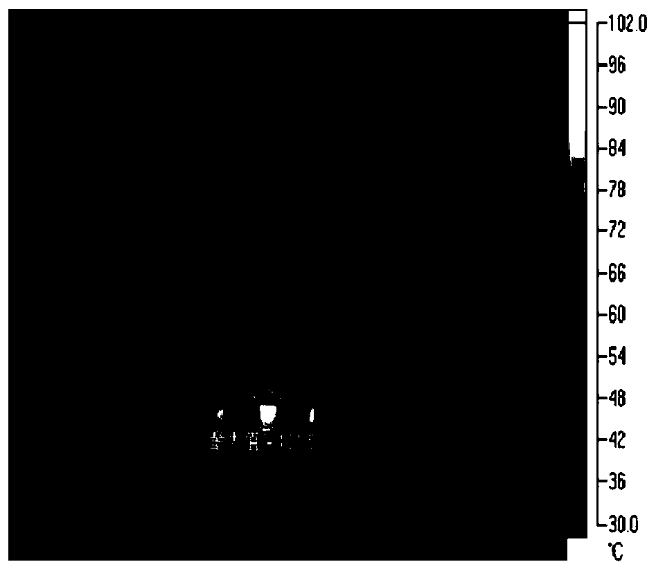 Phase modifier fault monitoring method and system based on infrared image recognition