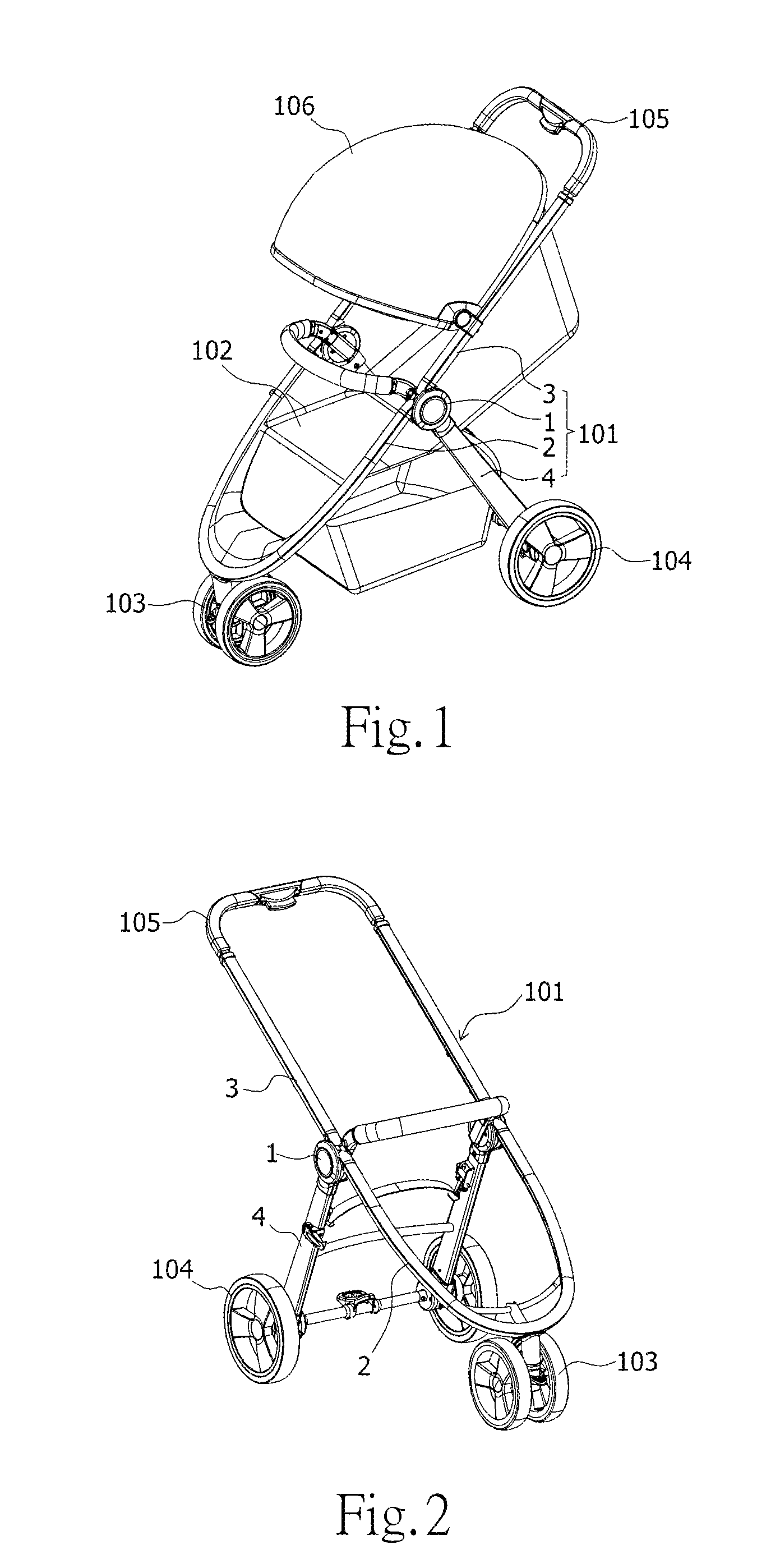 Baby stroller capable of being folded with one hand