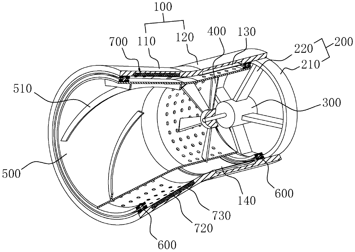 Low-noise axial flow fan