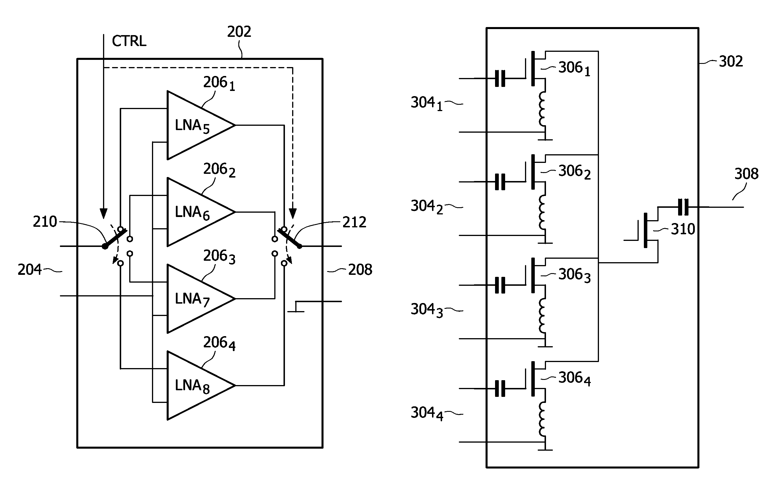 Magnetic resonance integrated-circuit low-noise amplifier