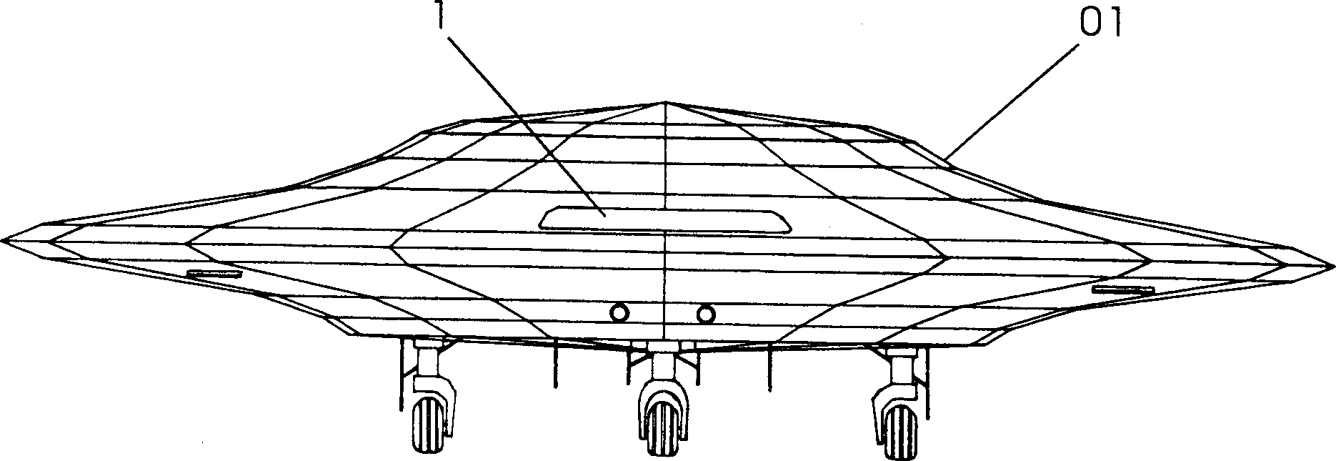 Contour structure of aircraft