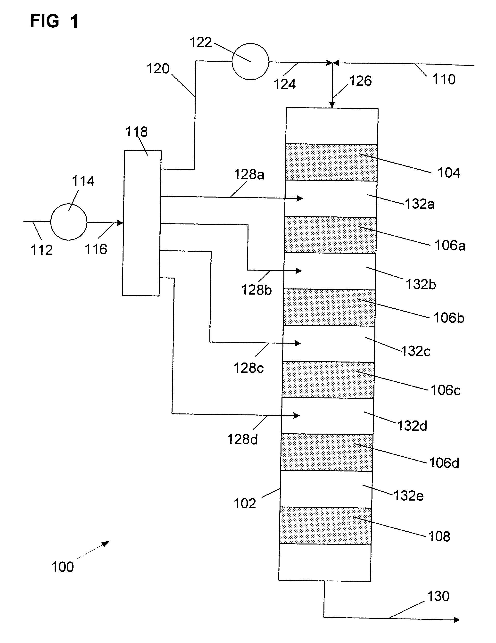 Process and Apparatus for Alkylation of Aromatic Compound with Aliphatic Mono-Olefin Compound of 8 to 18 Carbon Atoms