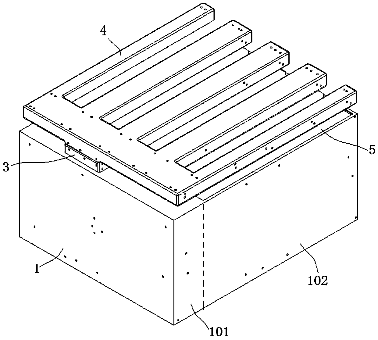 Lithium ion battery low-temperature heating device and using method