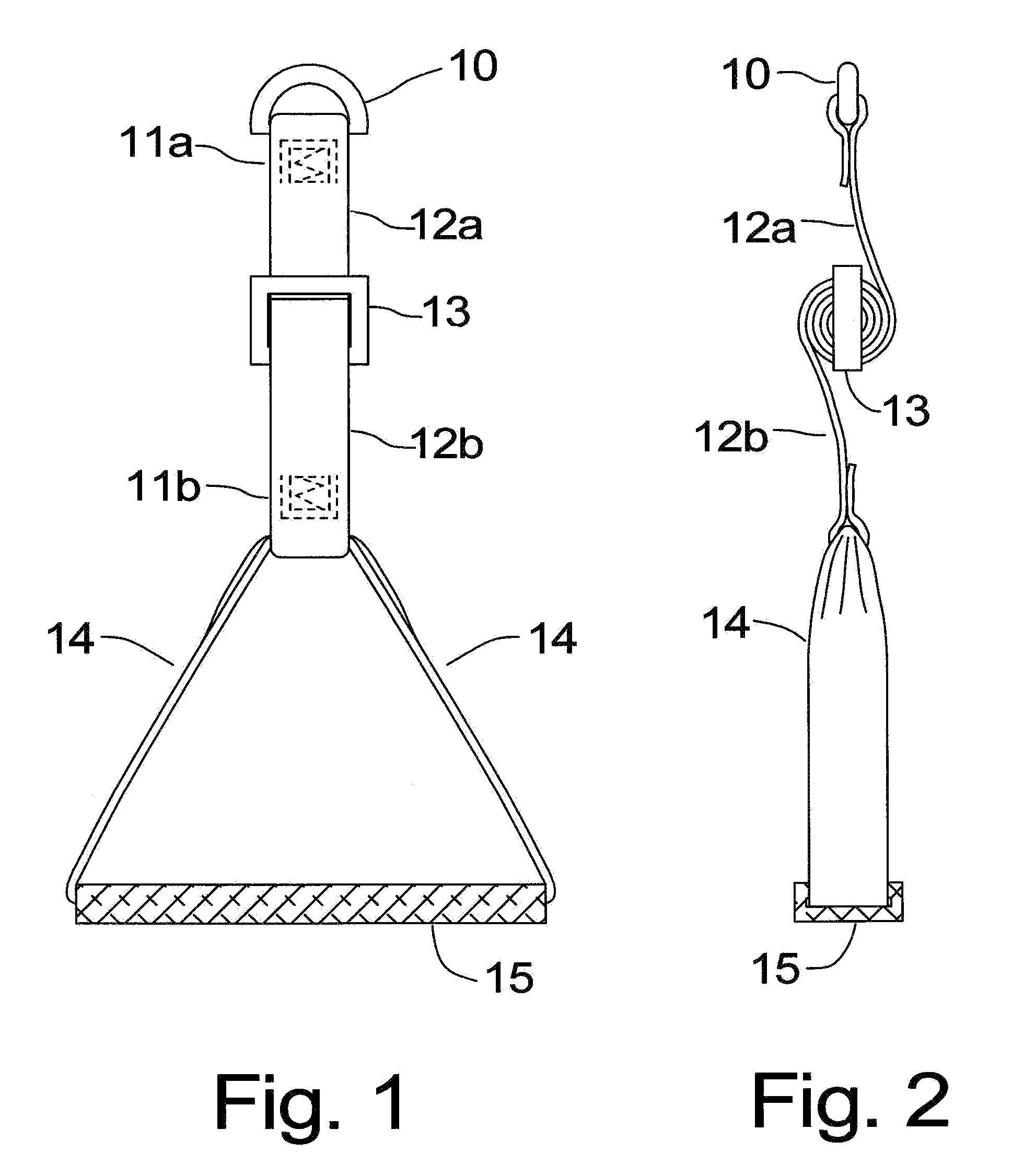 Retractable stirrup designed for compact storage