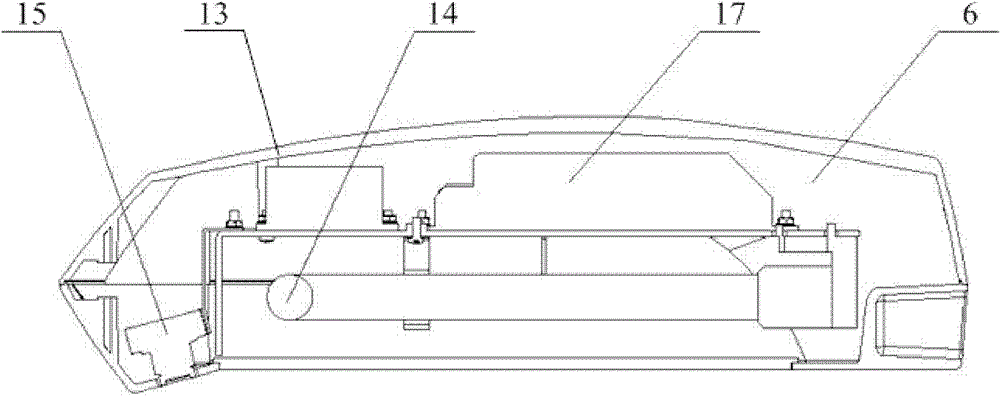 Anti-follow-up monitoring and lighting integrated device for medical pendant