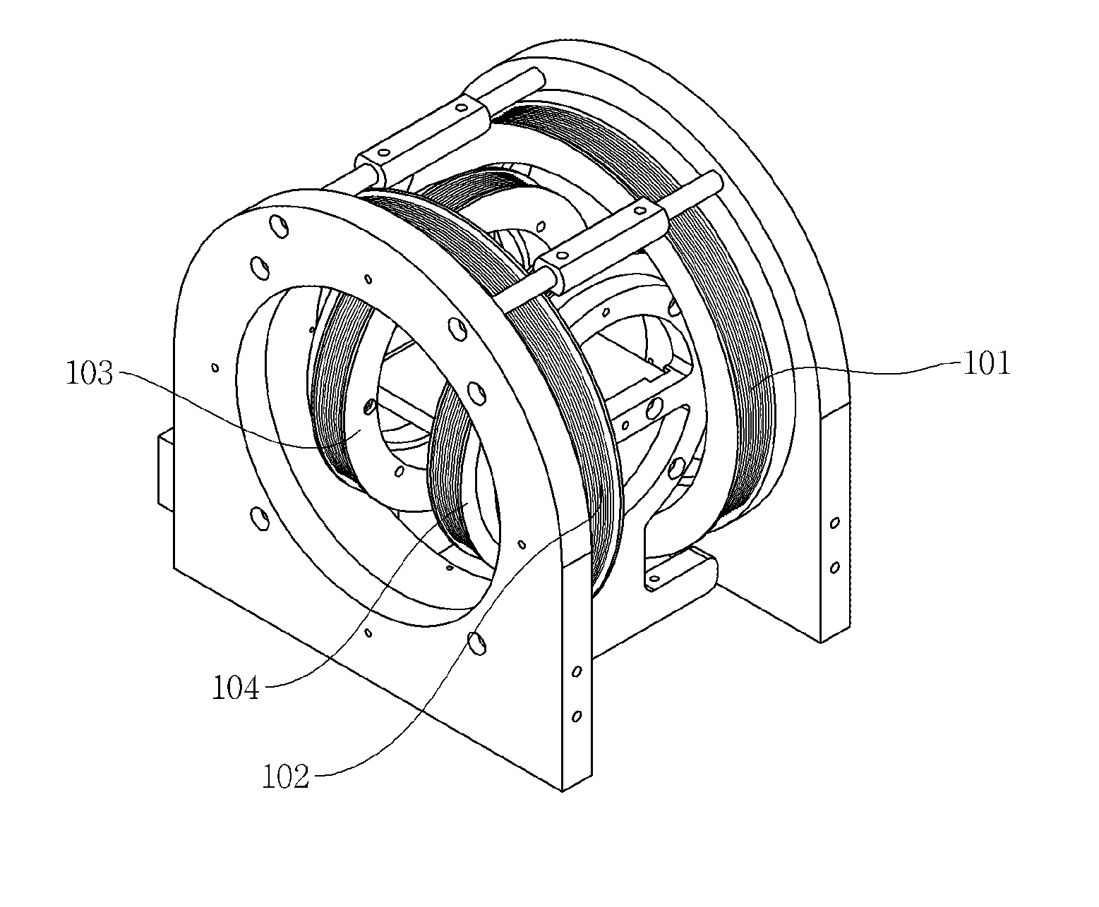 Electromagnetic coil system for driving control of micro-robot