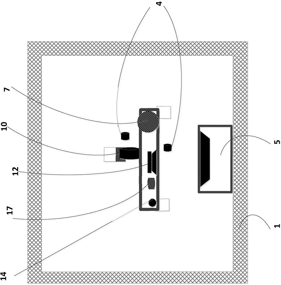 Audio test method and test device for automatically detecting communication terminal