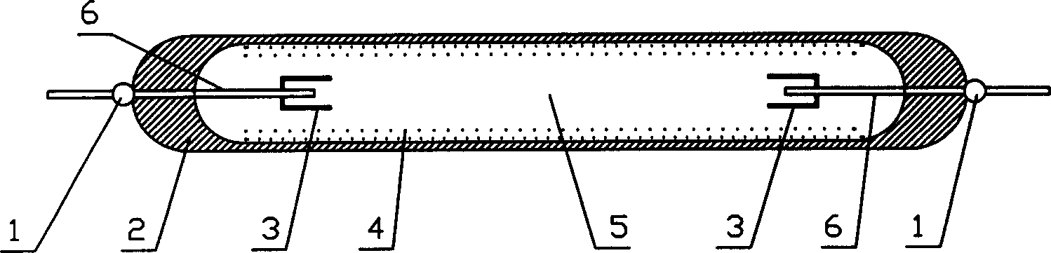 Mercury-containing gas discharge tube and suction device thereof