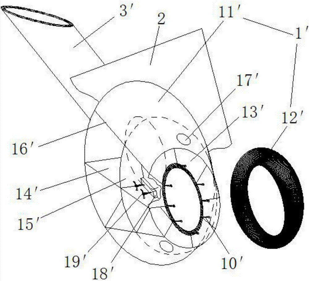 Manufacturing and mounting method of combined type wood pattern anchor table component