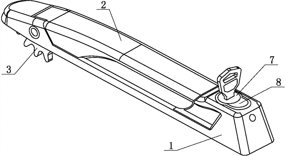 Gear type press button control lock