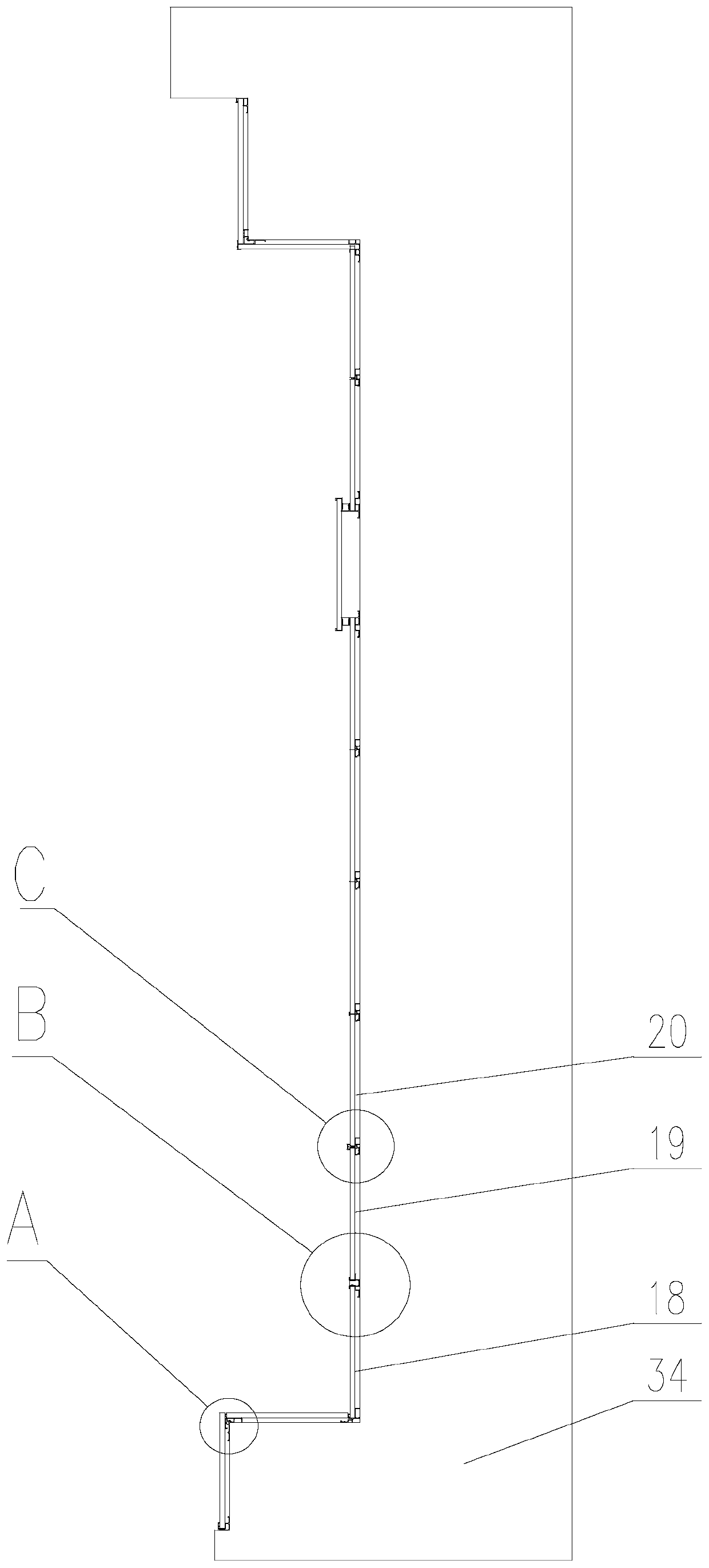 Wall decorative panel assembly