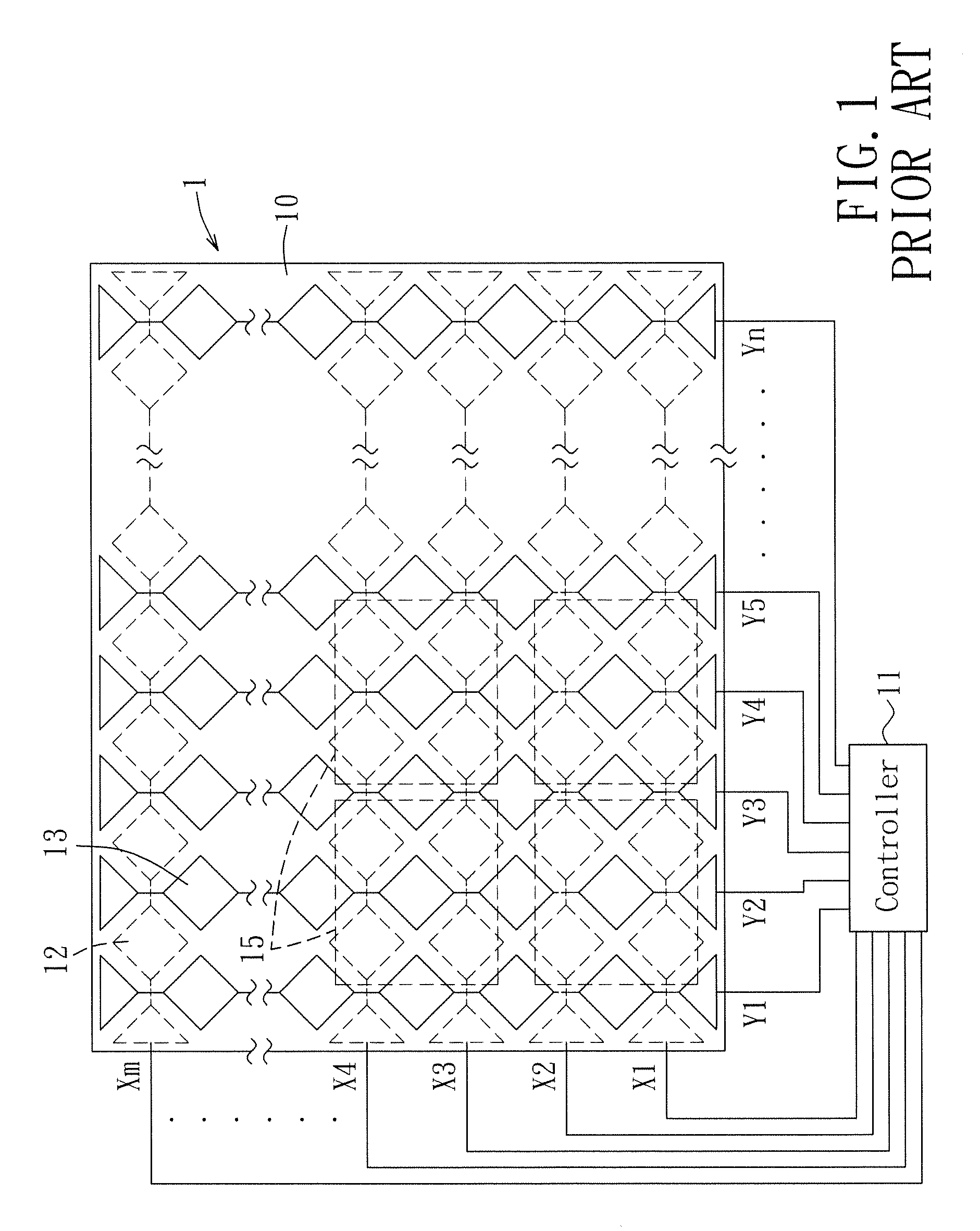 Capacitive touch keyboard