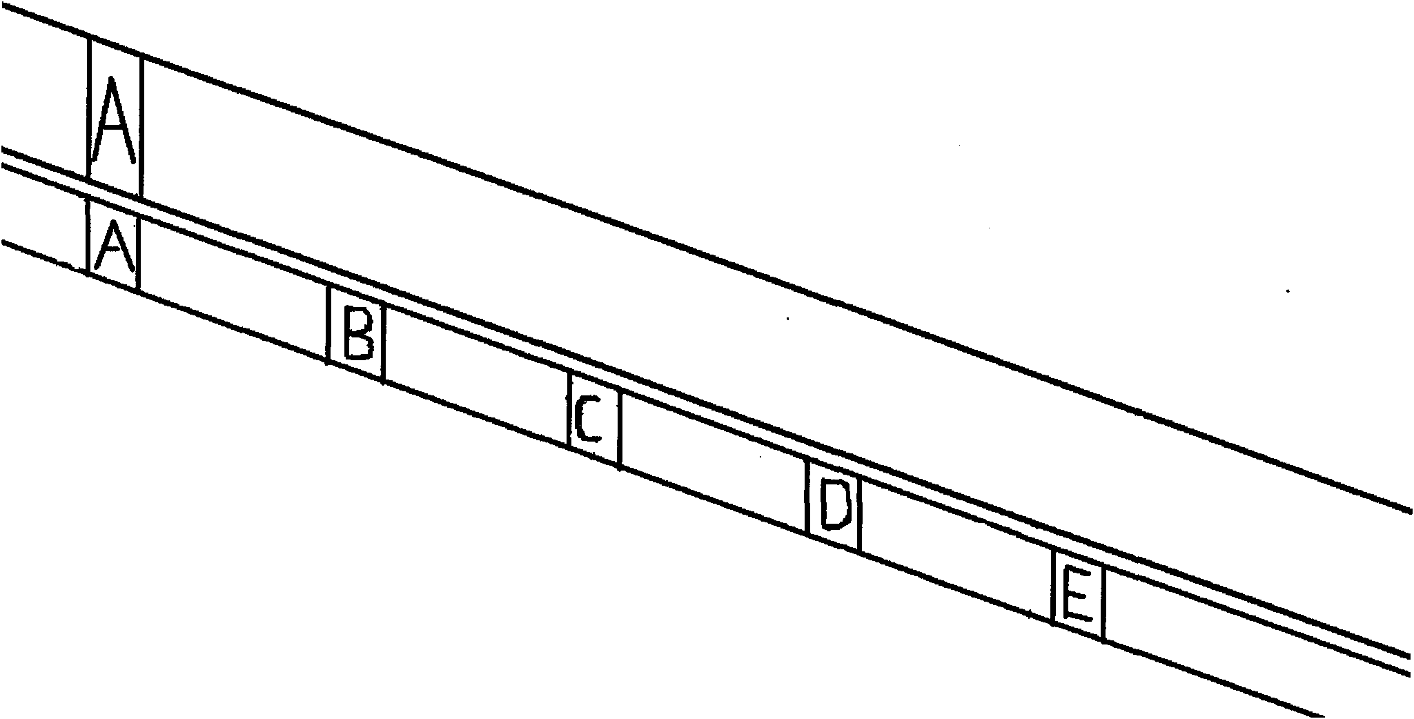 Double-layer rail three-dimensional rapid transit system