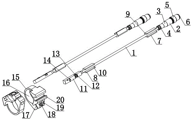 A buckle-type electrode rod group