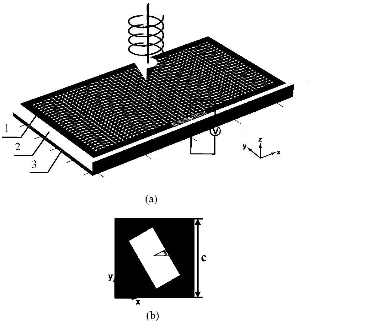 Reflection type circular polarization plane metalens on basis of graphene metasurfaces