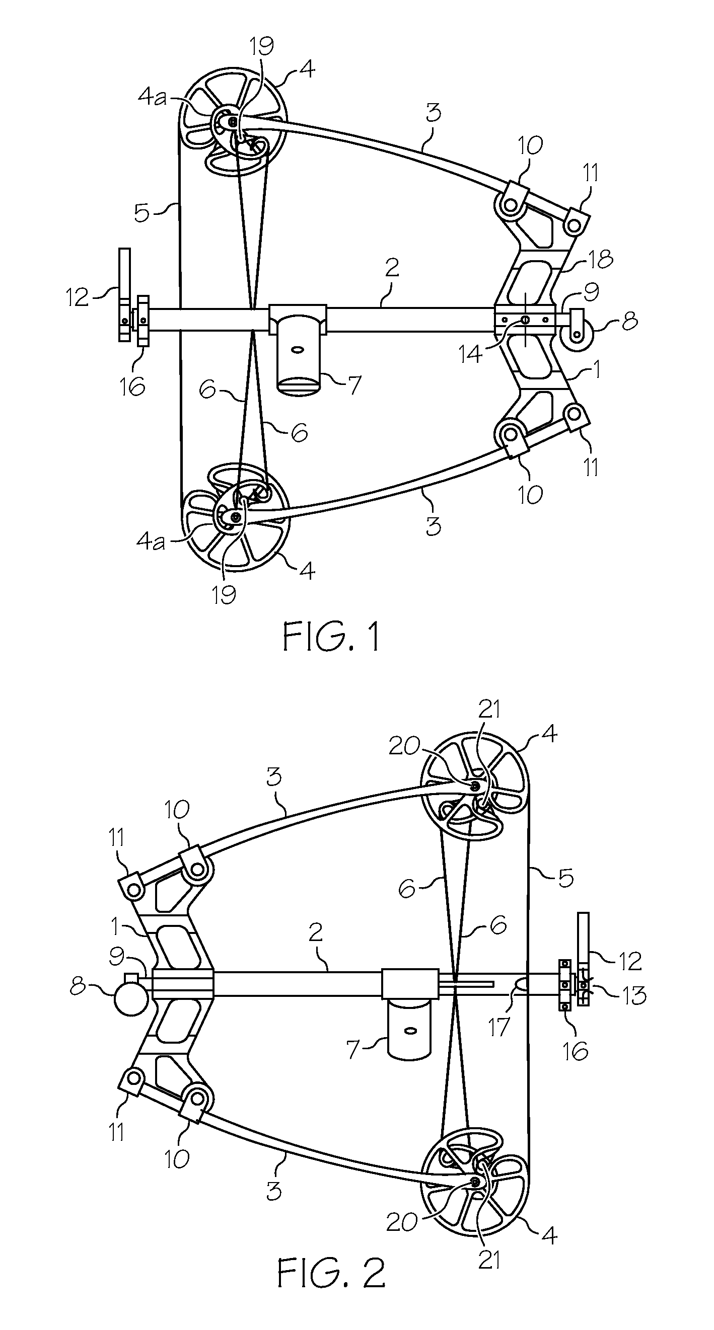 Reverse energy bow