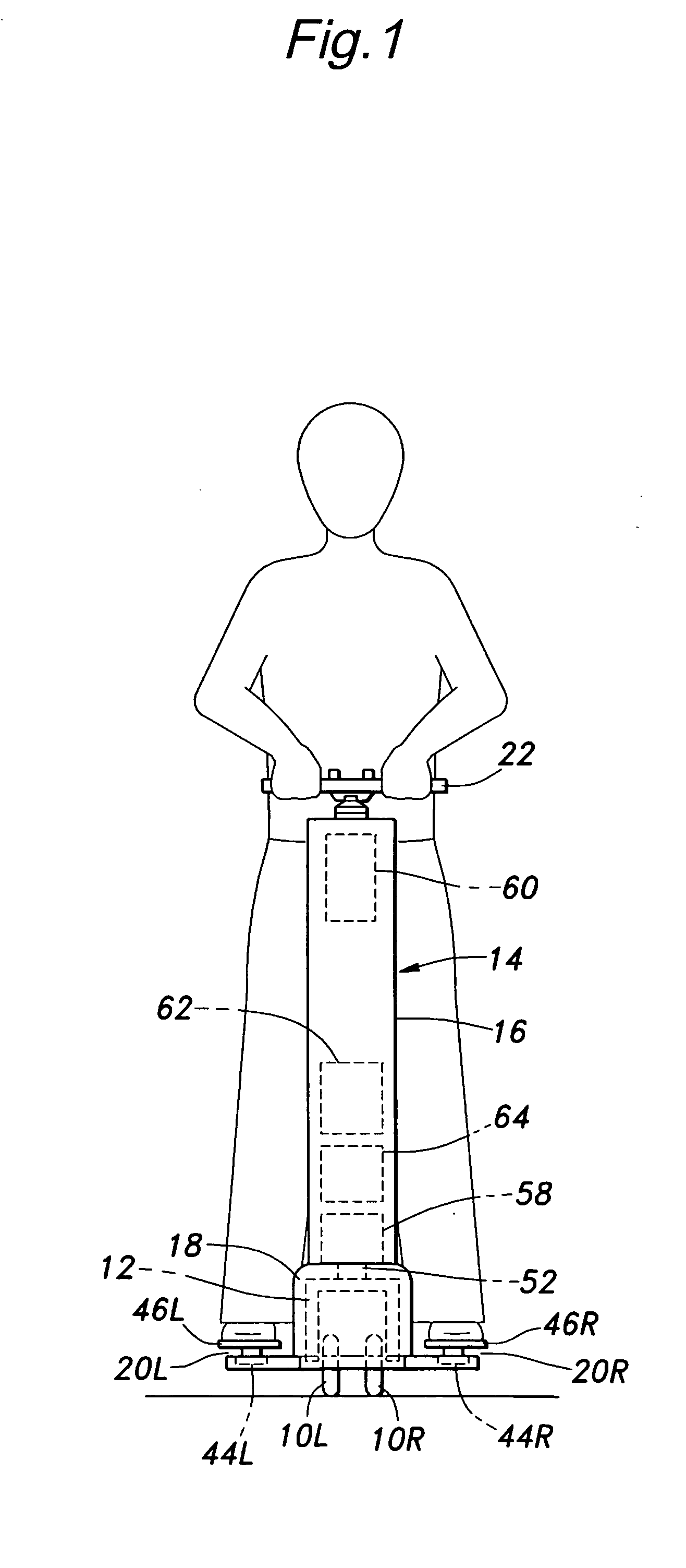 Inverted pendulum mobile vehicle