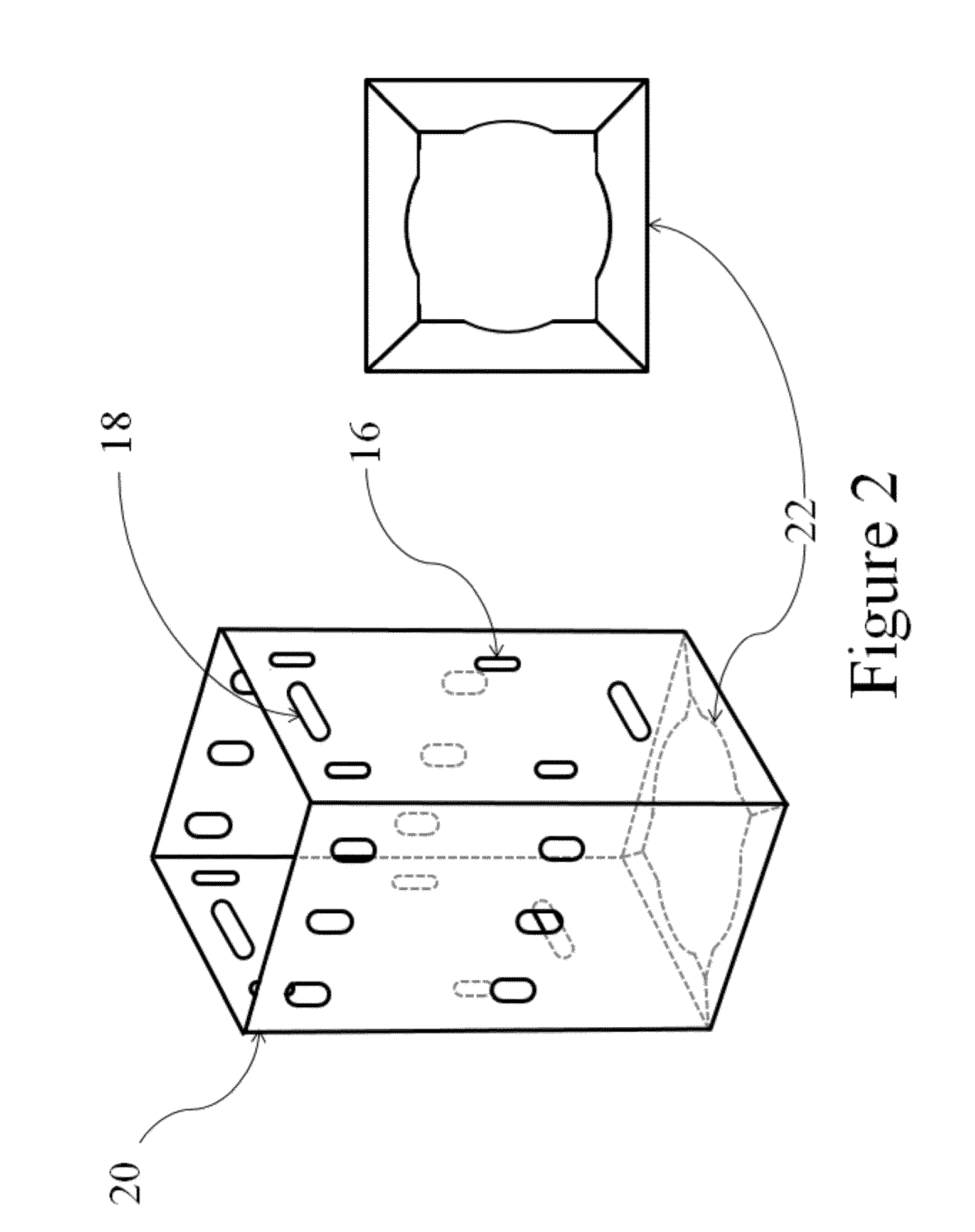 Apparatus and method for the conservation, shipment and exhibition of fresh flowers