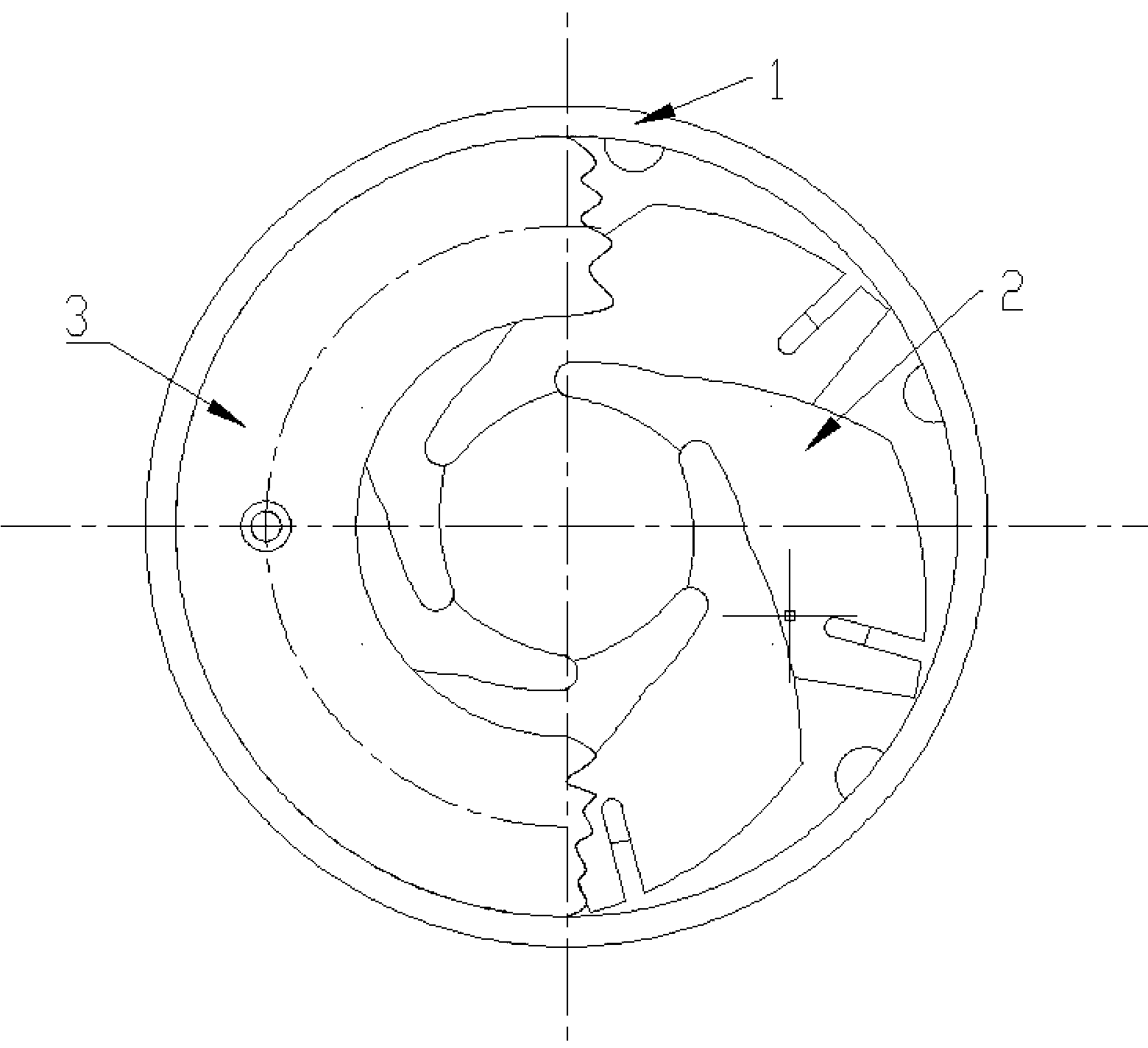 Negative pressure adjusting device for inlet of compressor with variable diameter