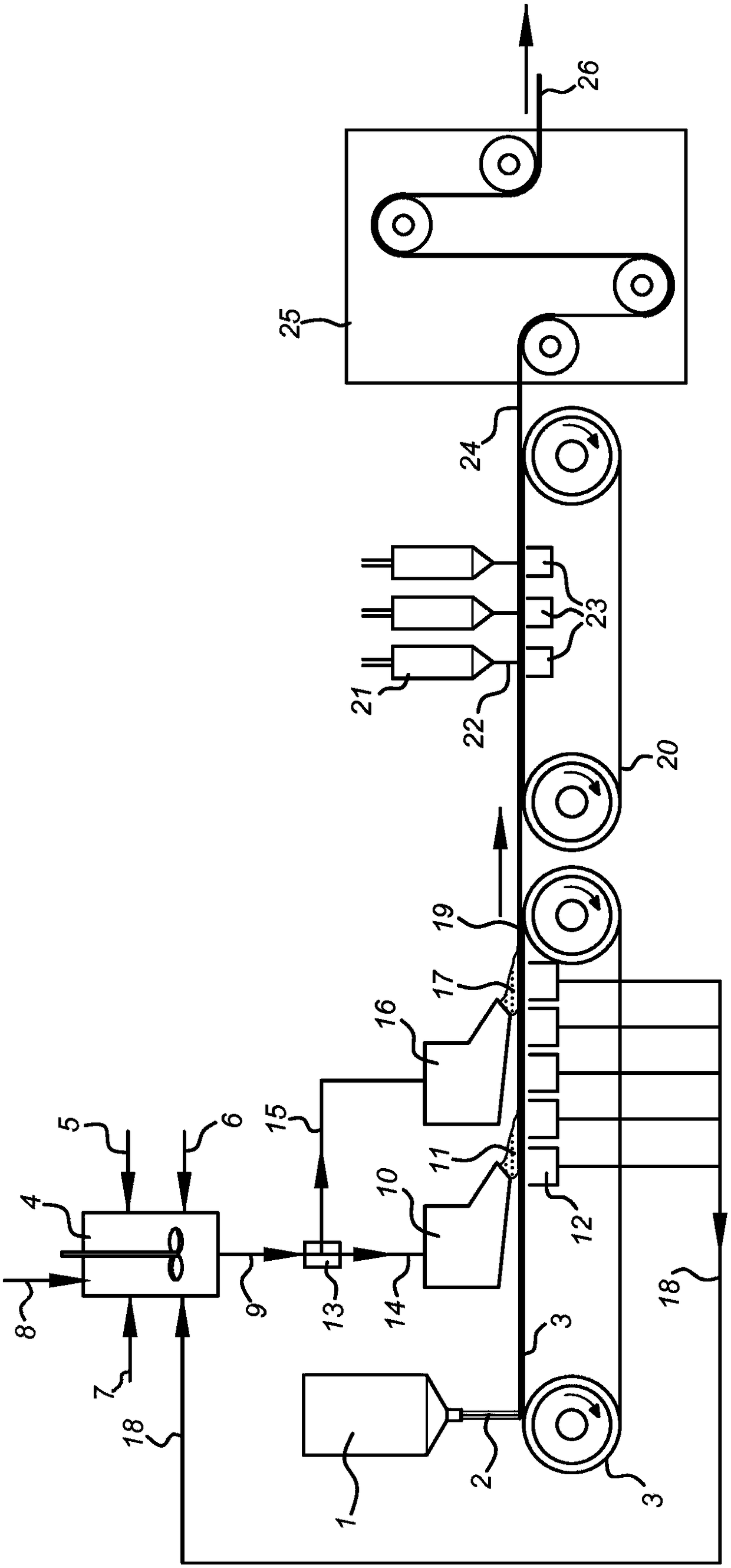 Process for producing nonwoven with improved surface properties