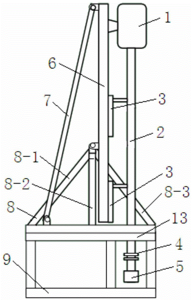 Rotatable light-gas gun device