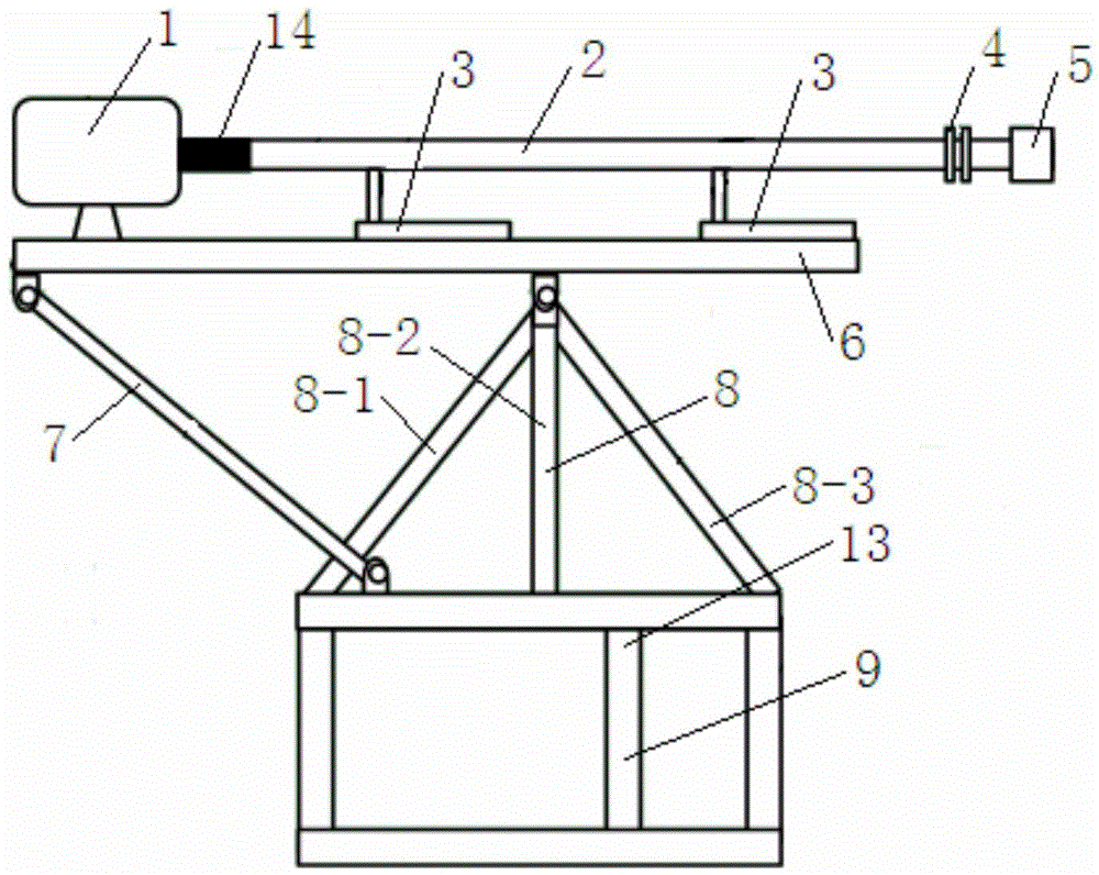 Rotatable light-gas gun device