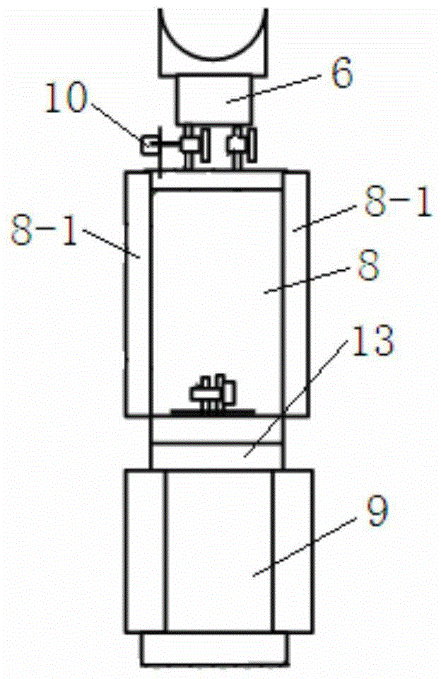 Rotatable light-gas gun device