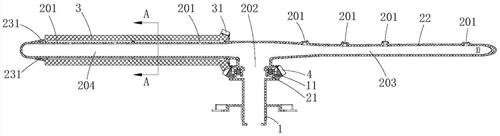 Spray arm device and dishwasher