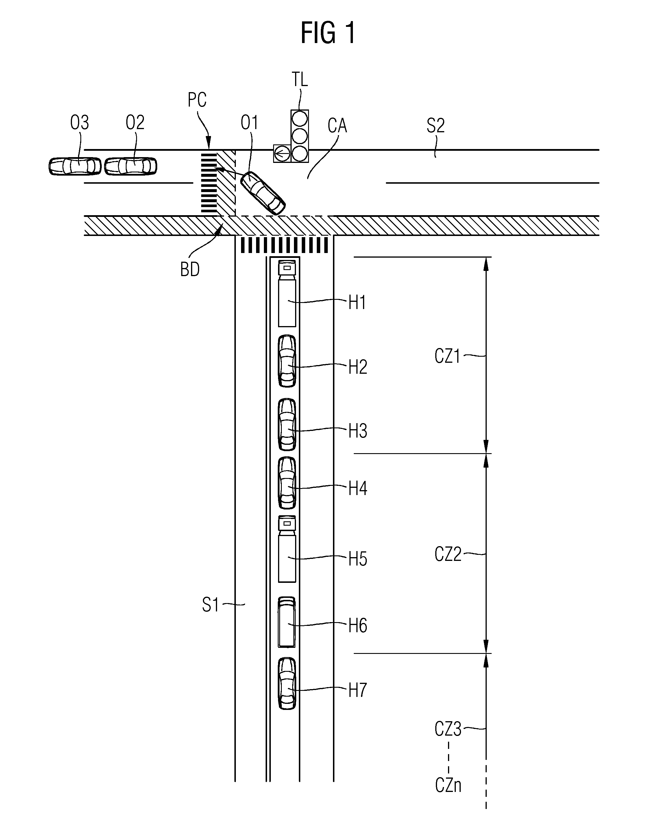 Method for communication within an, in particular wireless, motor vehicle communication system interacting in an ad-hoc manner, device for the traffic infrastructure and road user device