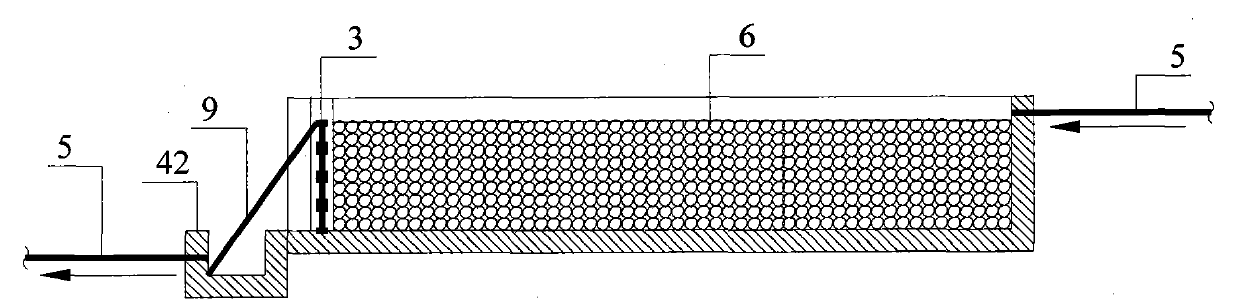 Drop biological aerated filter suitable for biological pretreatment of micro-polluted water source