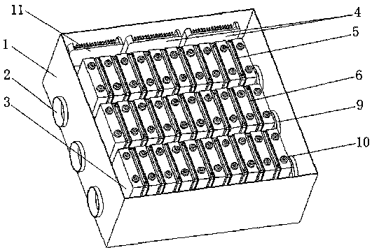 Heat management coupling system of power lithium battery pack