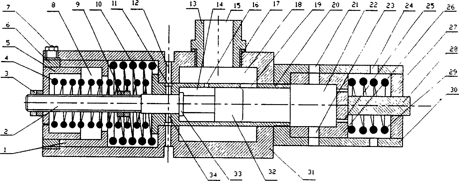 Hydraulic damper valve based on flow regulation