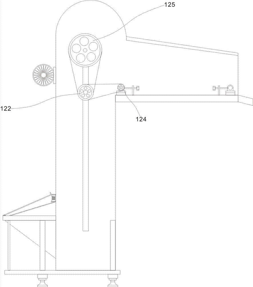 Full-closed dust-free feeding device