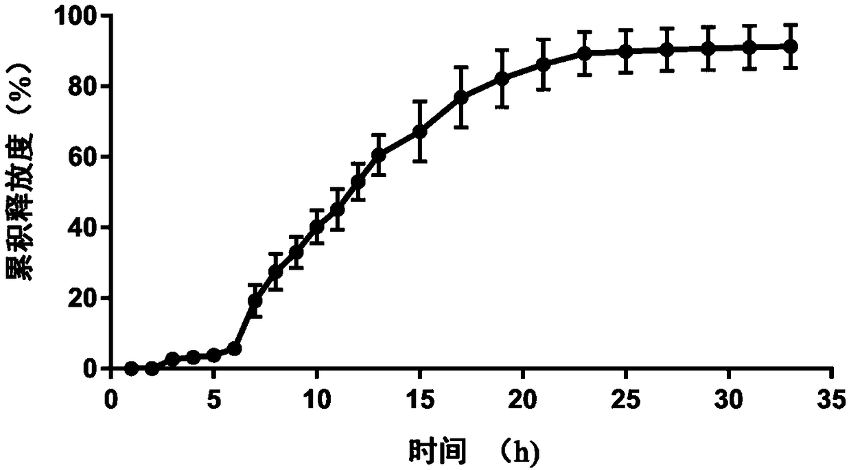 Colon-targeted capsule for treating ulcerative colitis and preparation technology thereof