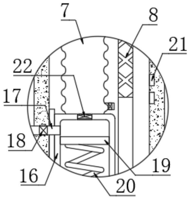 Device for detecting tensile and compressive properties of building thermal insulation material