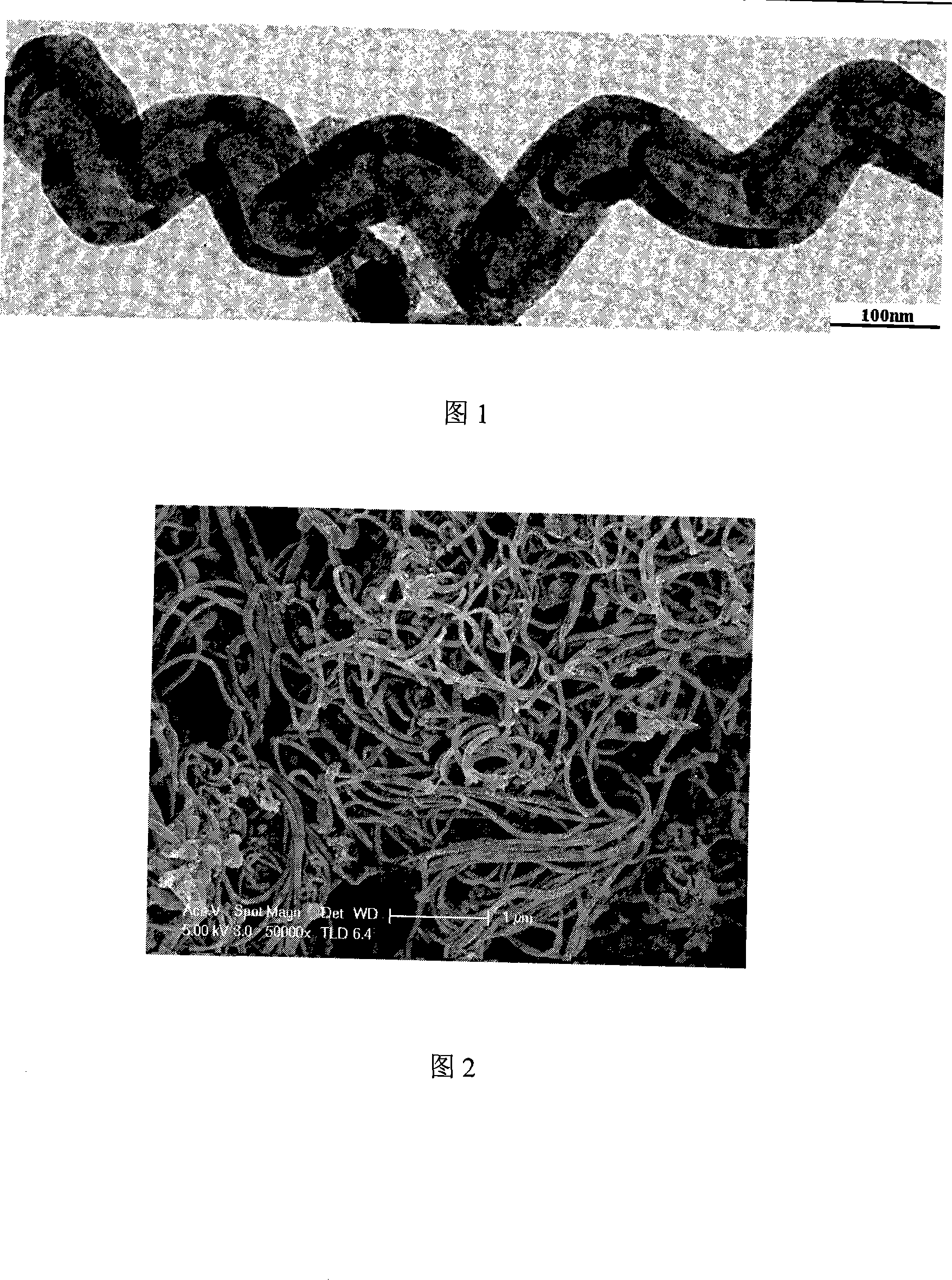 Method of preparing multi-wall carbon nano-tube by using polymer as raw material