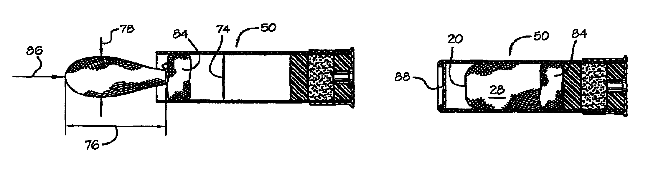 Low lethality projectile