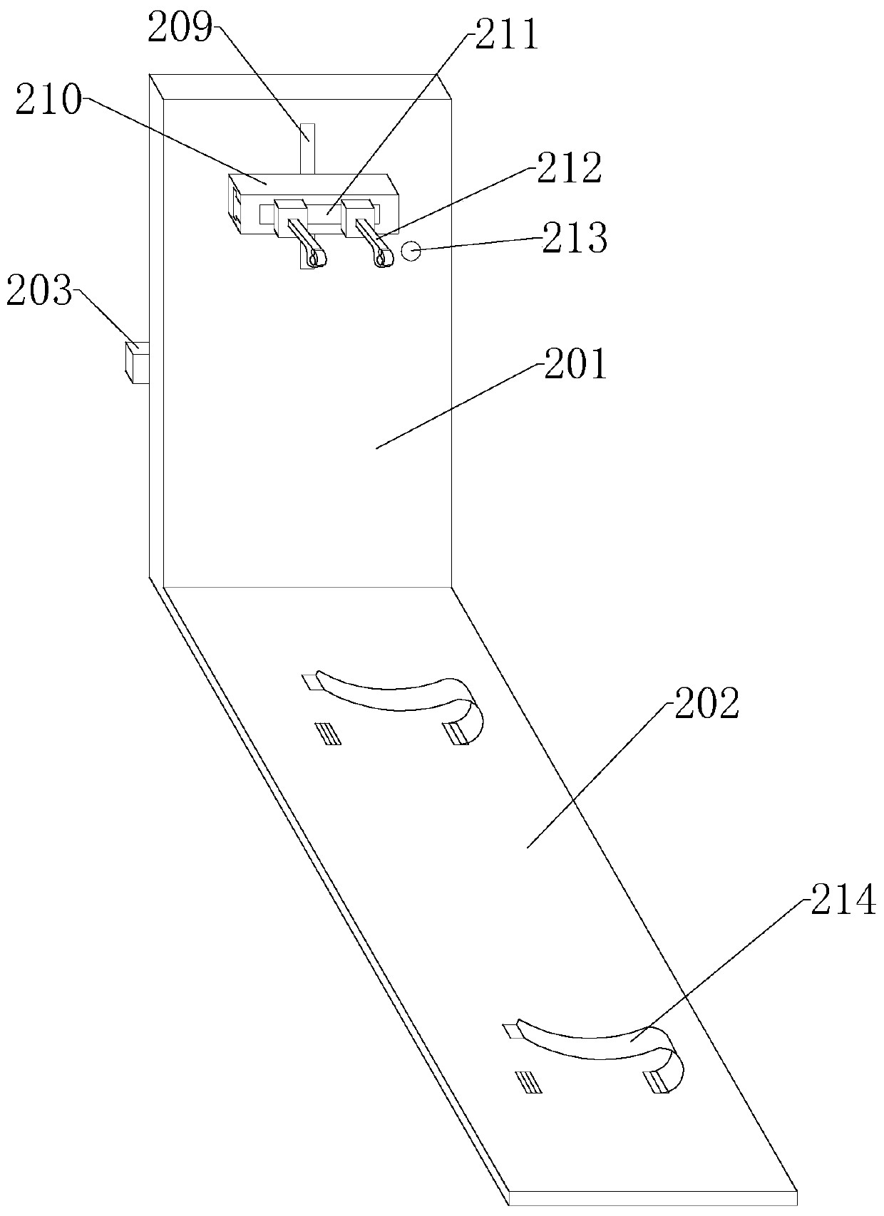 A multifunctional three-dimensional parking shed for non-motorized electric vehicles