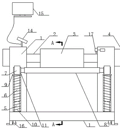 Automatic compression rewinding machine for rubber belt