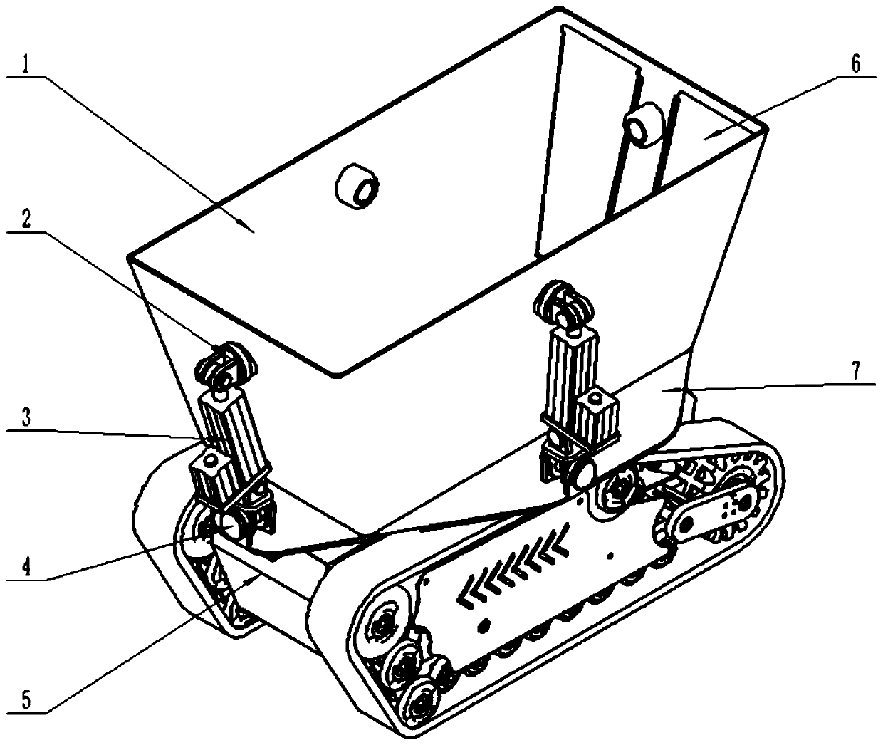 Mountain orchard conveying machine and self-balancing object carrying table thereof