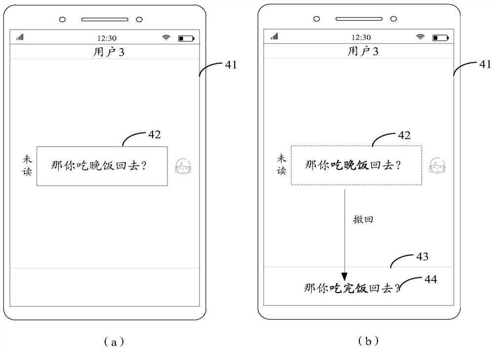 Message processing method and device and electronic equipment