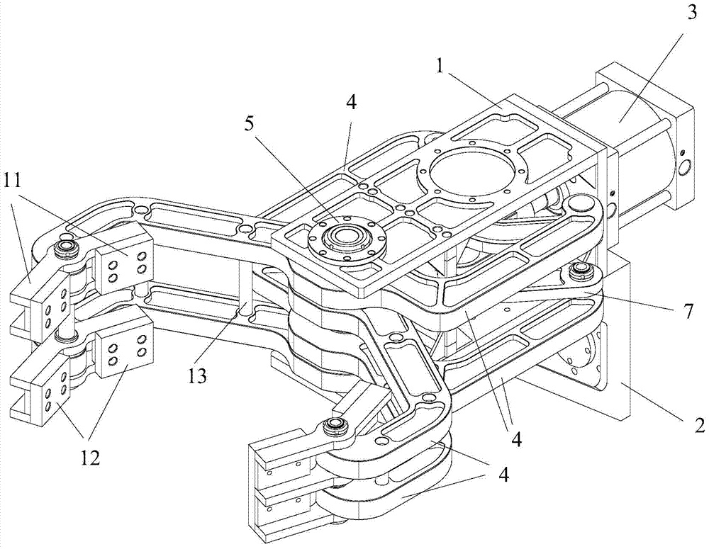 A robotic clamping device