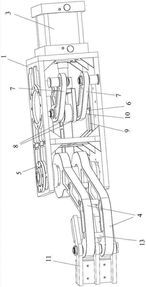 A robotic clamping device